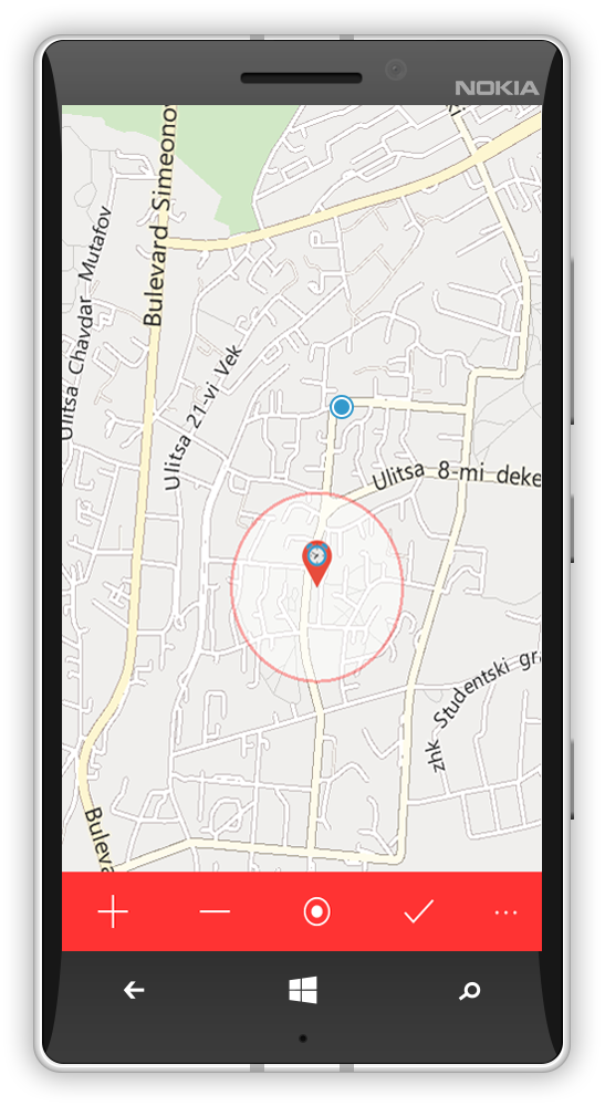 Lumia 930 Wake Me There App